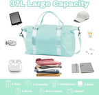 Weekender Duffel Bags for Women， Travel Totes Bag for Airplane Essentials, Overnight Bags for Women with Trolley Sleeve, Large Carry On Hospital Bag for Labor and Delivery, Sport, Gym