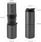 Portable All-in-One Coffee Maker with Grinder & Insulated Mug, Electric Grind & Brew Machine for Travel, Office and Camping