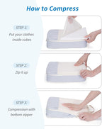 Narwey 6 Set/5 Set Compression Packing Cubes for Travel Kids Women Carry on, Packing Organizers Bag for Backpack Luggage Suitcase Duffle Bags