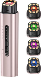 Microcurrent Facial Device - 5-in-1 Skin Tightening & Lifting Facial Machine - 5 Color Face Light Therapy Device - Professional Skin Care Tone Beauty Devices for Face, Neck, and Eye Area