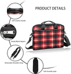 Laptop Shoulder Bag for Women Men, Waterproof Computer Case Messenger Bag Briefcase for Business Office Travel
