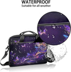 Laptop Shoulder Bag for Women Men, Waterproof Computer Case Messenger Bag Briefcase for Business Office Travel