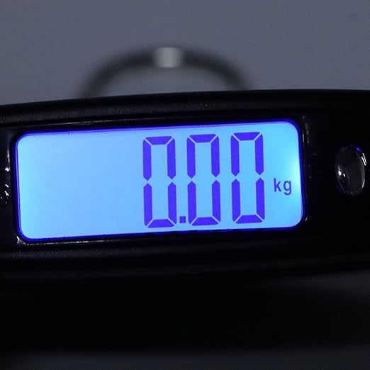 LICAEVEY Digital Luggage Scale Digital Baggage Scale Travel 110lb 50kg Capacity Portable Handheld with LCD Display Lock Function for Travel Home Suitcase