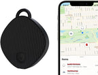 Unlimited Range GPS Tracking Device Item Locator for Car, Purse, Pet, Key Work with Apple Findmy No 3rd App Needed (Black)