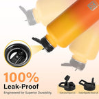 DYSANKY Insulated Water Bottle | Thickened Stainless Steel for Gym and Hiking with Straw, Carrier Bag, Handle Strap | BPA-Free 87 oz