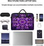 Laptop Shoulder Bag for Women Men, Waterproof Computer Case Messenger Bag Briefcase for Business Office Travel