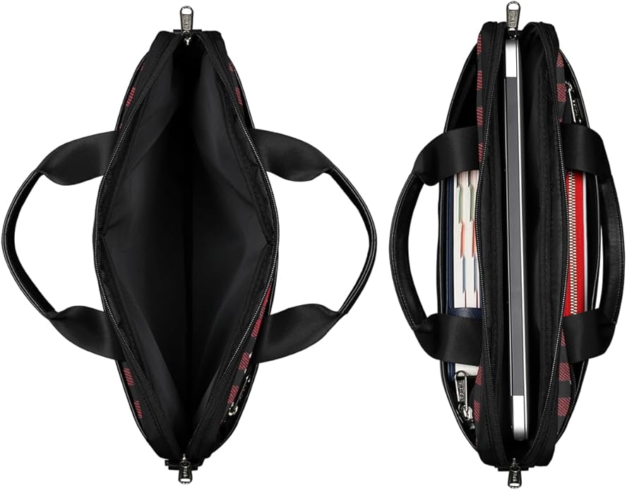 Laptop Shoulder Bag for Women Men, Waterproof Computer Case Messenger Bag Briefcase for Business Office Travel