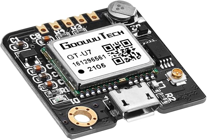 GT-U7 GPS Module Navigation Satellite Positioning NEO-6M Arduino GPS Receiver Compatible with 51 Microcontroller STM32 Arduino UNO R3 with Antenna High Sensitivity Suitable for Vehicles