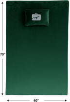Comfort Fly Travel Blanket & Pillow – 2-in-1 Micro Plush Airplane Blanket with Carry Case (40" x 70") - Green