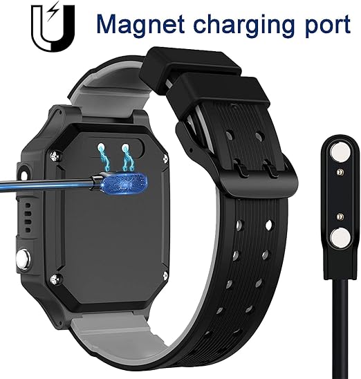 Smart Watch Universal Charger Magnetic,da fit Smartwatch Accessories 2 Pin 7.62mm Pin-Pitch Magnetic Replacement Charger Cable Compatible for All 2-Pin 7.5mm - 8mm-Pin-Pitch Smart watch & Wearables