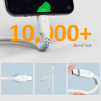 Umefly 1ft 5 Pack Durable USB A to USB Type C 3A Fast Charging Cord, Compatible with Samsung Galaxy S20/S10/S9/S8 Note 20/10/9/8, Moto Z/Z2, LG G5/G6/V20/V30/V40 and new USB-C devices