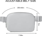 Belt Bag for Women Fanny Pack Crossbody Bags for Women Fashion Waist Packs with Adjustable Strap Gifts for Women Men (Lightgrey)