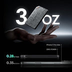 FLEXTAILGEAR 5000mAh Power Bank, Ultra-Lightweight Outdoor Portable Power Bank, Outdoor Travel Fast Charging Waterproof Carbon Fiber, Slim USB-C Power Portable Charger Battery Pack for Phones