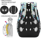 rickyh style School Backpack Travel Bag for Men & Women Lightweight College Back Pack with Laptop Compartmen