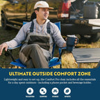 GCI Outdoor Comfort Pro Chair, Heathered Pewter Gray