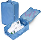 Travel Shoe Bags, Foldable Waterproof Shoe Puches Organizer-Double Layer (Multi-colored4)