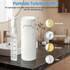 4 in 1 Travel Dispenser Bottle, 4-in-1 Refillable Travel Dispenser Bottles, 4 Pack 30ML Travel Bottles for Toiletries, 2026 New Portable Travel Containers for Shampoo Lotion Conditioner (Green)