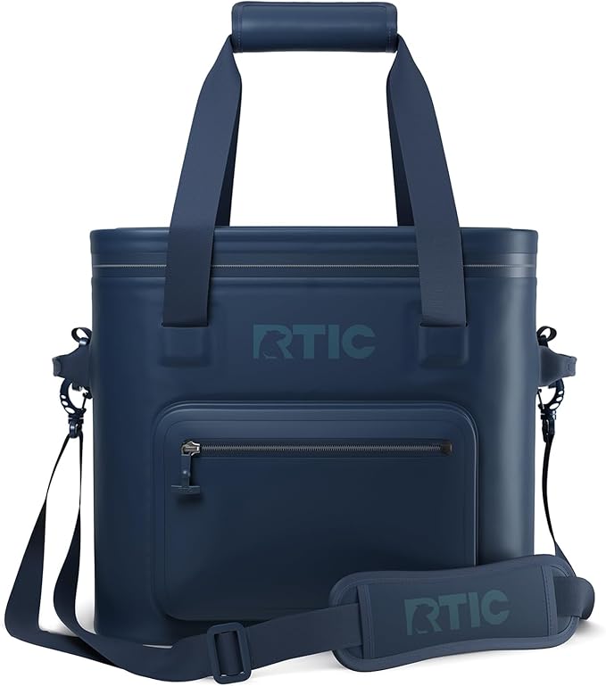 RTIC Ultra-Tough Soft Cooler Pro, Insulated, Waterproof, Leak Proof, Portable Floating Bag for Beverage, Drink, Lunch, Outdoor, Beach, Car, Camping, Picnic, Fishing, Boat