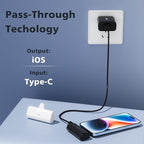 UPEB Small Portable Charger for iPhone 5000mAh 2 Packs with Built in Cable, MFi Certified Compact Power Bank Cordless External Battery Pack for All iPhone Series 14/13/12/11/XR/X/SE/8/7/6 Pro Max