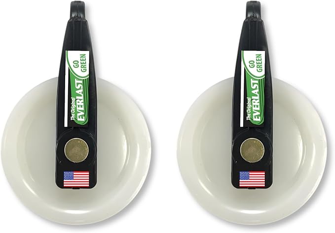 EVERLAST Utility Pulley (2-1/2-inch Wheel, 2-Pack) for Indoor & Outdoor Applications | Lightweight but Strong | Weatherproof | Made in USA | Model #70