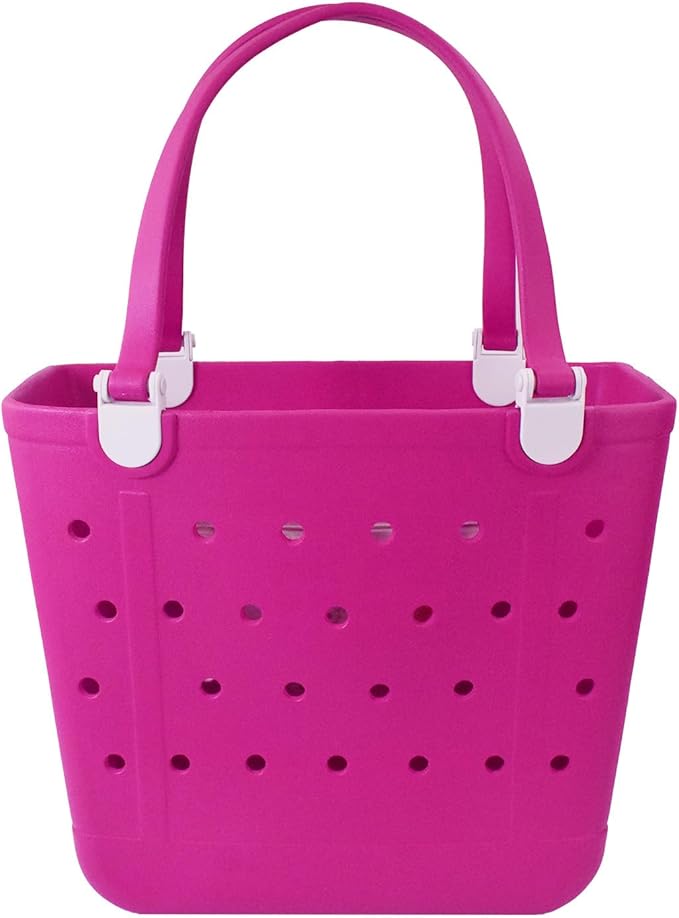 Lightweight Extra large Rubber Beach Bag Small mini Tote Bag for Gym Waterproof medium Open Handbag for Pool Sports