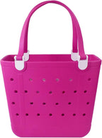 Lightweight Extra large Rubber Beach Bag Small mini Tote Bag for Gym Waterproof medium Open Handbag for Pool Sports