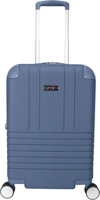 Jessica Simpson Countryside 2-Piece Set (21" & 30") Expandable 8-Wheel Spinner Large Checked Luggage Suitcase, Oceanview