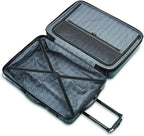Samsonite Omni 2 Hardside 2 Piece Set - Includes Global Carry-On & Large Checked Suitcases - 360° Dual Spinner Wheels - Integrated TSA Lock & Expansion - Amazon Exclusive - Nova Teal