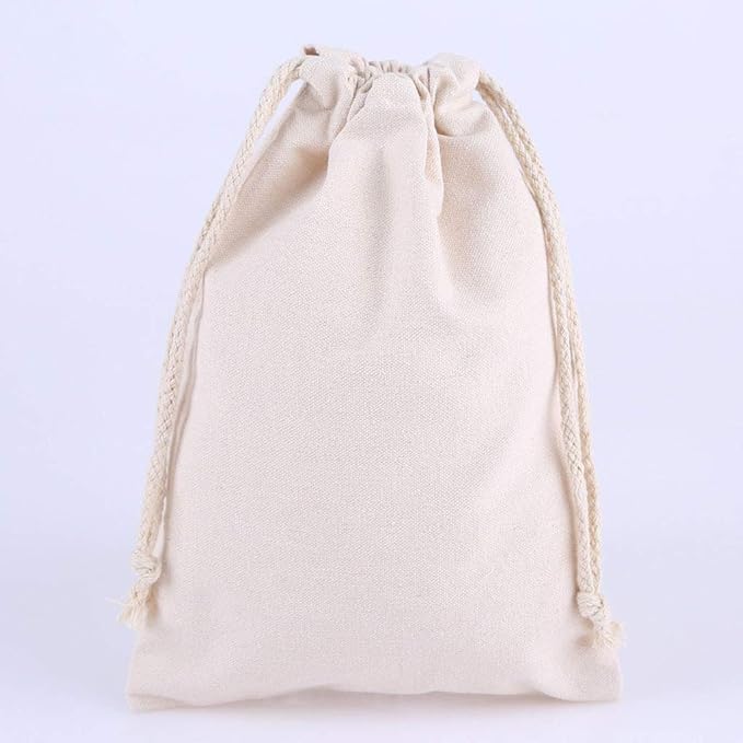 Breathable Dust-proof Drawstring Storage Pouch String Bag for Handbags Purses Shoes Eco Bag (5 PCS,5.9 * 7.87 in)