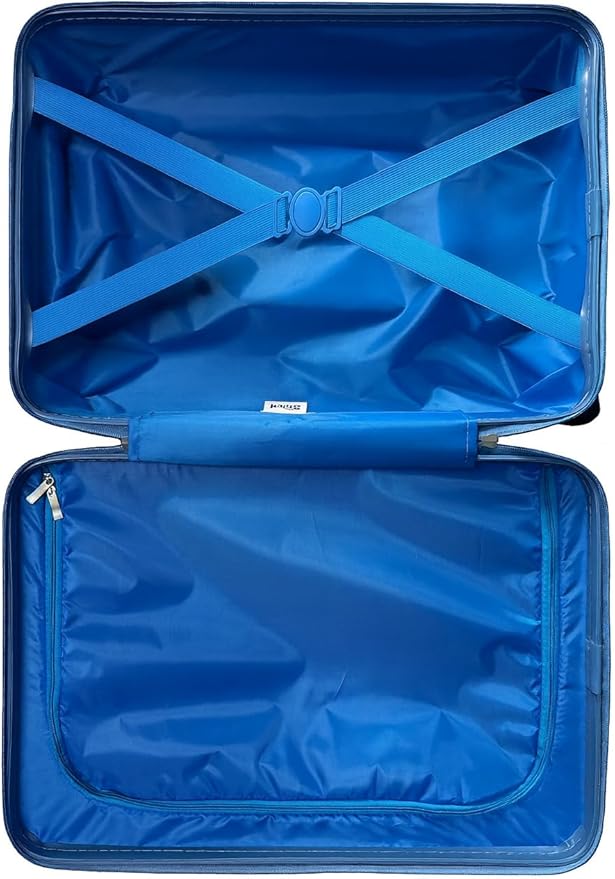 Disney Stitch 20" Hardshell Luggage - Cute & Durable Hard-side Suitcase for Travel with Spinner Wheels 20"x12"x8"