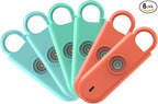 Fauxomor 140dB Personal Safety Alarm for Women, 6 Pack Safe Alarm Protection Keychain with Strobe Light & Low Battery Notice, Security Siren Self Defense for Seniors College Girls, Blue+Green+Orange