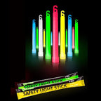 Emergency Glow Sticks with 12 Hours Duration, Individually Wrapped Industrial Grade Glowsticks for Survival Gear, Camping Lights, Power Outages and Military Use