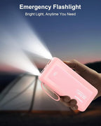 Portable Charger with Built in Cables, Slim 20000mAh Fast Charging 22.5W Power Bank USB C LED Display Battery Pack 6 Outputs & 2 Inputs for iPhone Samsung Pixel LG Moto iPad