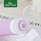 ME.FAN 18 Pack Travel Bottles for Toiletries, TSA Approved Travel Size Containers Set, Silicone Squeezable Portable Split Bottle, Travel Accessories for Conditioner, Shampoo, Lotion - Morandi
