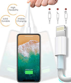 4 Pack [Apple MFi Certified] Apple Charging Cables 3ft, iPhone Chargers Lightning Cable 3 Foot, Fast iPhone Charging Cord for iPhone 14/14Pro/13/13Pro/12/11/11Pro/11Max/ X/XS/XR/XS Max/8, ipad(Black)