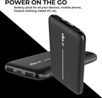 Slim USB 5V 2A Power Bank for Heated Clothing Vest Jacket Battery Pack for Heated Hoodie Coat 10000mAh Portable Phone Charger for iPhone Samsung Cellphone USBC Power Pack for Heated Seat Chair