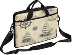 Laptop Shoulder Bag for Women Men, Waterproof Computer Case Messenger Bag Briefcase for Business Office Travel