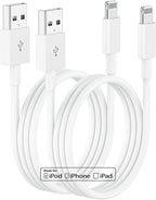 10ft iPhone Charger, [Apple Certified] Long Apple Charging Cord,10 Feet Original Lightning to USB Cable,10 Foot iPhone Charging Cable for iPhone 14 Pro Max/14/13 Pro/12 Mini/11/XS/XR/8/7/6S/5/SE,iPad
