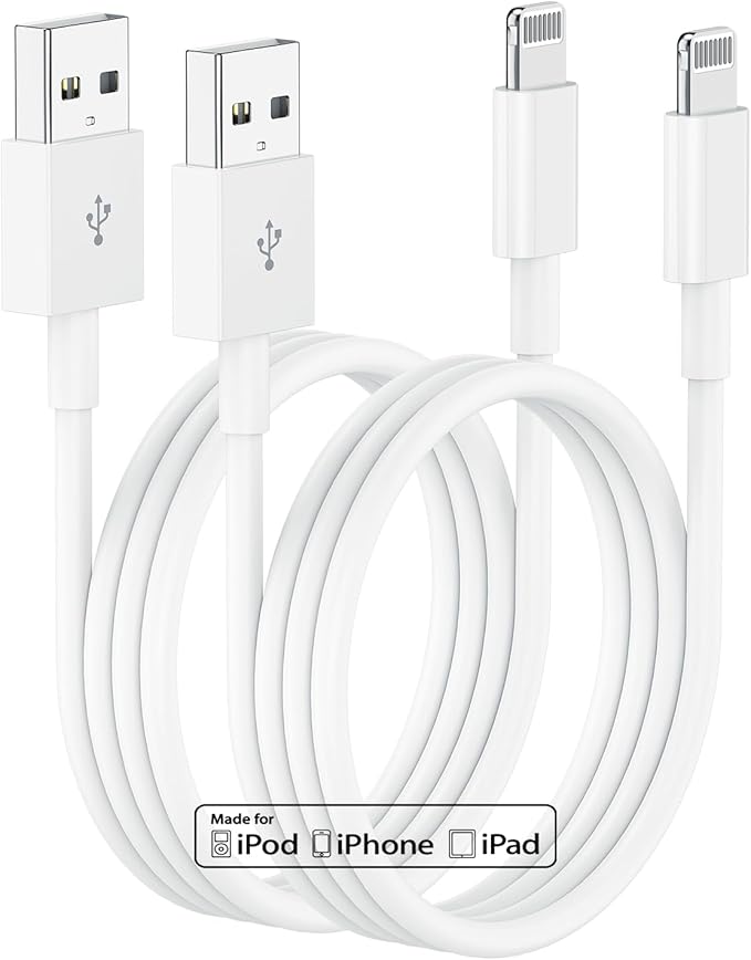 10ft iPhone Charger, [Apple Certified] Long Apple Charging Cord,10 Feet Original Lightning to USB Cable,10 Foot iPhone Charging Cable for iPhone 14 Pro Max/14/13 Pro/12 Mini/11/XS/XR/8/7/6S/5/SE,iPad