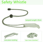 Amzonly Emergency Whistle, 120db Safety Whistle Survival Shrill Loud for Camping Hiking Hunting Boating Fishing Life Vest Jacket Rescue Signaling Kids Lifeguard 5 Pack