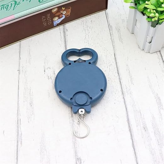 10kg Portable Mini Dial Luggage Scale Multifunction Hanging Measure Balance Fish Hook Weighing
