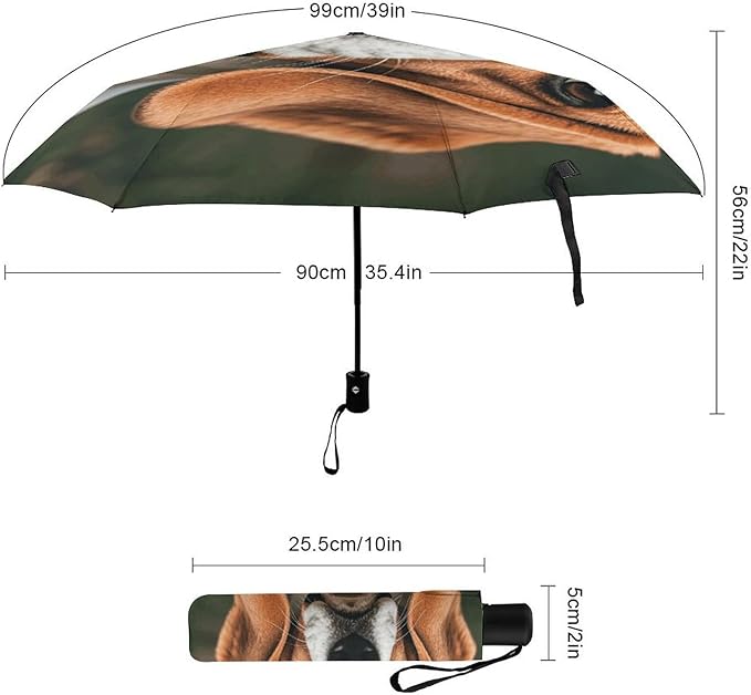Cowboy Black Hat Western Boots Umbrellas for Rain Portable Travel Umbrellas Lightweight Automatic Windproof Folding Umbrella Compact Outdoor Beach Umbrella for Women, Men