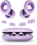 Ear Plugs Noise Cancelling for Sleeping: 45dB Earplugs with 8 Eartips & Ultra-Soft Silicone - Reusable Earbuds for Concerts, Travel, Snoring, Side Sleepers