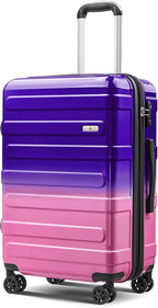 Tolino Carry on Luggage Checke Airline Approved,24 Inch Hardside Suitcase with Wheels TSA Lock, PC+ABS Lightweight Carry on Suitcases for Women and Men