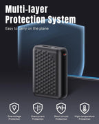 RIAFOX 12v 18400mAh Battery Pack Big Capacity Fast Charge Heated Women Men Jacket Portable USB Power Bank for Wulcea Genovega Dewbu Venustas Vergoo Hecusma Gotobi Soljikye Ororo Tidewe YHQ