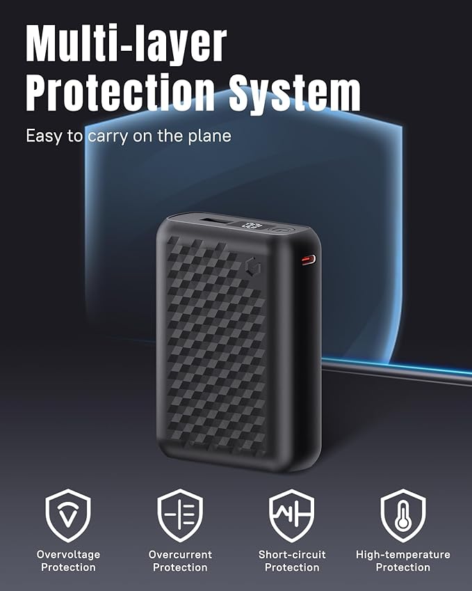 RIAFOX 12v 18400mAh Battery Pack Big Capacity Fast Charge Heated Women Men Jacket Portable USB Power Bank for Wulcea Genovega Dewbu Venustas Vergoo Hecusma Gotobi Soljikye Ororo Tidewe YHQ