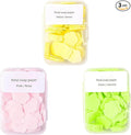 300pcs Portable Hand Washing Soap Sheets, Scented Mini Soap Sheets, Disposable Soluble for Outdoor Travel, Camping, Hiking (Mix)