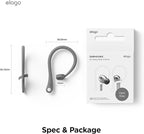 elago Ear Hooks Designed for Samsung Galaxy Buds 3 &Galaxy Buds 3 Pro Earbuds Accessories, Anti-Slip, Ergonomic Design, Comfortable Fit (Dark Gray)