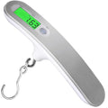 Digital Luggage Scale, 110lbs/50kg Portable Handheld Baggage Weight Checker with Backlit LCD Display, Travel Essentials Accessories for Suitcases, Postal & Fishing