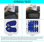 Sondor Travel Cushion - Inflatable Travel Seat Cushion for Airplane,3D Inflatable Air Cells Provide Body Support,for Wheelchairs,Driving,Office (Black-32)